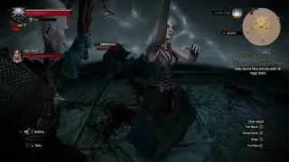 The Witcher 3 - Wandering In The Dark: Keep Close To Keira Metz Stay Under Her Shield Fight PS5 4.0