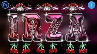 How To Make Multi Color Glass Font Dp | 3D Multi Color Dp 2024 | Pixellab & PS CC | Hassan Creation