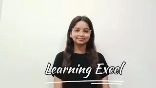 Week 4 of learning Excel | Data Analyst Journey 📈