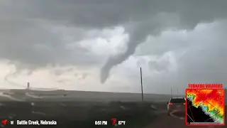 Tornadoes Touch Down In Nebraska - Live As It Happened - 6/25/24