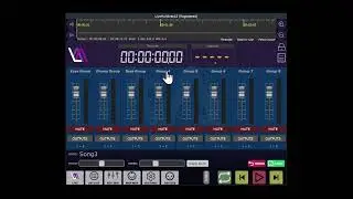 Live Multitrack 2 - Groups and audio routing