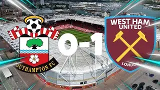 Saints vs Westham United (sad loss)