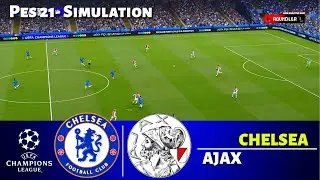 🔴LIVE || Chelsea vs Ajax - UEFA Champions League 2025/26 | PES 21 Simulation