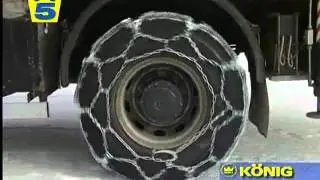 Commercial Snow Chains for Vans, Coaches & Trucks Fitting Demonstration