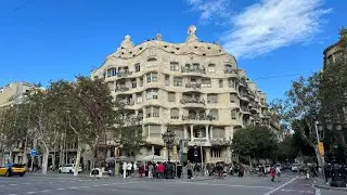 Antonio Gaudi - La Pedrera l Full Tour l Barcelona l Spain l 4K