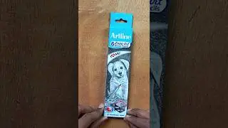 Artline pencil review unboxing #shortvideo
