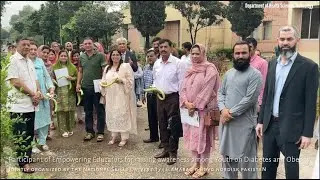 Diabetes and Obesity Prevention through Healthy Diets - National Skills University Islamabad Event