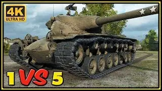 T57 Heavy - 9 Kills - 1 VS 5 - World of Tanks Gameplay - 4K Video