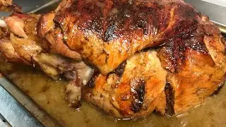 Jamón asado al horno