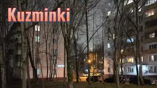 🇷🇺 Moscow, Kuzminki district walking tour 4K.