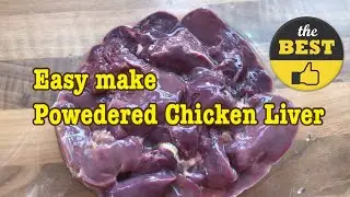 How to make: Powdered Chicken Liver for your Baby Food from 7 months (Additional) #babyfood