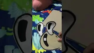 Cartoon cat paper
