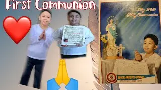 My son's First Holy Communion @ Pasig Catholic College|Dec 11,2019