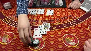 🐉 BLACKJACK LUCKY DRAGON SESSION $1,000 BUY IN SESSION 🐉 #blackjackstrategy #blackjack #21