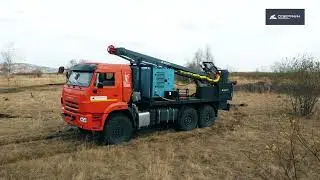 Буровая установка на шасси КАМАЗ