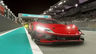Gran Turismo 7 PS5  /Yas Marina/ Ferrari 296 GT3/ bez komentarza 