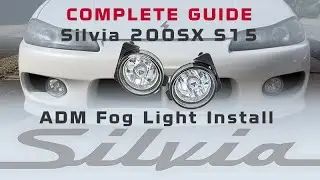 Wiring fog lights ADM Nissan Silvia S15 200SX Full Detailed Install. Factory switch, relay, fuse💡