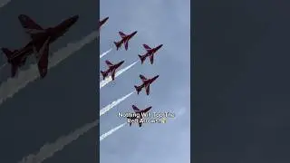 The Red Arrows Are Just A Different Level To The Blue Angels.. #redarrows #plane