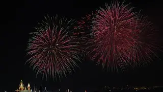 Nar tal-ajru ta' lejliet il festa ta' Sant Andrija f'Hal Luqa 2019.