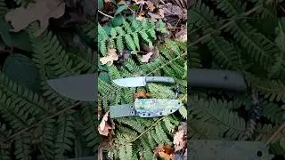 Das Fritz Meinecke Messer von Odenwolf im H&auml;rtetest #bushcraft #survival #7vswildstaffel4 #shorts