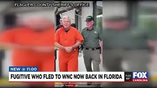 Fugitive who fled to WNC now back in Florida