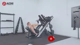 Altas Strength Leg Press Hack Squat Machine AL-6026 Exercise Guide