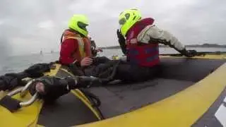 Moku Racing - Charlotte from That's Solent TV in a powerboat