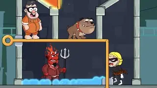 Prison Pin Rescue - All Levels Gameplay Pull Him Out ( Levels 1497 - 1536 )