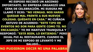 Mis Suegros Dijeron: “No Vengas a la Cena del Ascenso de Nuestro Hijo”—Pero Cuando el Jefe Me Saludó