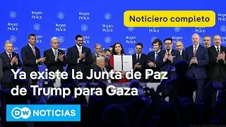 🔴DW Noticias del 22 de enero: Trump funda su Consejo de Paz para resolver conflictos mundiales