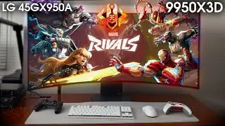 MARVEL RIVALS CELESTIAL LG 45GX950A | ROG Astral 5090 | RYZEN 9950X3D | LG GX9 | 5090 Gameplay