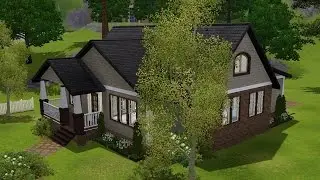 Sims 3 House Building - Chocolate bungalow