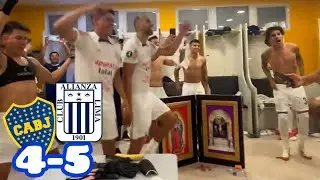 ASÍ festejó ALIANZA en el vestuario de LA BOMBONERA tras eliminar a BOCA de la Libertadores 🏆