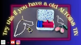 Transform an Old Altoids Tin into a DIY Jewelry Box | Wow, You Won't Believe the Result!