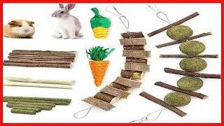 Quality product -  blu&ben Rabbit Chew Toys for Teeth Grinding Rabbit Toys Natural Apple Wood Sticks