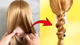 💛Easy Pull Through Braid ✨ Simple & Cute Hairstyle Tutorial！