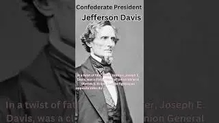 Confederate President Jefferson Davis Facts #civilwar  #history