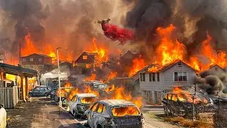 Mass Evacuation in Chile! Homes on Fire in Concepci&oacute;n, Panic in the City