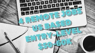 4 US REMOTE WFH JOBS | $40K-$72K | MIN EXP. | NO DEGREE