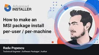 How to make an MSI package install per-user or per-machine