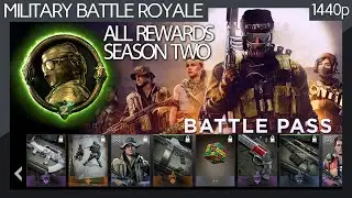 Warzone / Black Ops Cold War (2021) Season Two - All Battle Pass Rewards (No commentary) 1440p