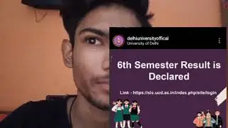 6 semester result declared Sol and du regular || maze kro ab...🤐🤐🤐