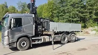 Kranbil med tipp Volvo FM 460