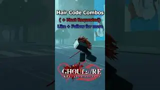 *GHOUL://RE Hair Combos PART 2*  #roblox #tokyoghoul #ghoulre #anime #robloxfyp #gaming #fyp #hair
