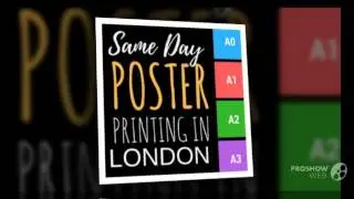 Poster Printing In London