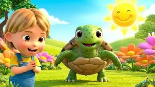Oops! Baby Turtle Slipped on the Mat | Funny Toddler Song | Kids Rhymes