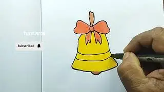 How to draw a Bell and colouring #bell #drawing #draw @funsarts