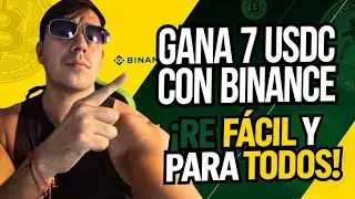 Gana 7 usdc re faciles y al toque con #Binance 🎁 para todos !