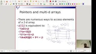 Multi-dimensional arrays
