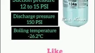 #81 Refrigent  R134a R410a Suction discharge _ standing pressure Evaporater _ condenser temperature